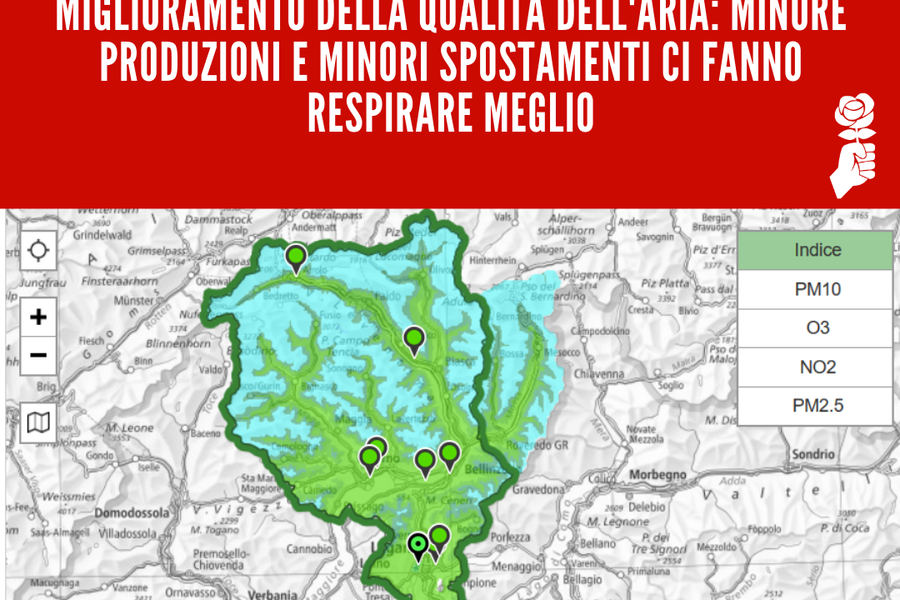 Miglioramento della qualità dell’aria: minore produzione e minori spostamenti ci fanno respirare meglio