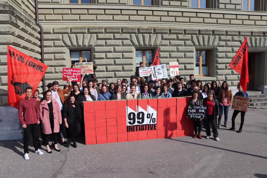 Iniziativa 99%: depositate oltre 134'000 firme